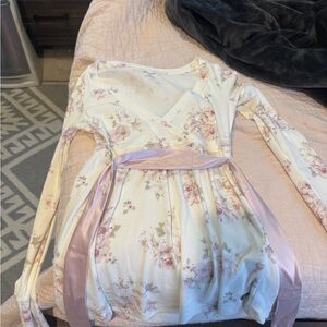 Hollister Cream Ribbed Top